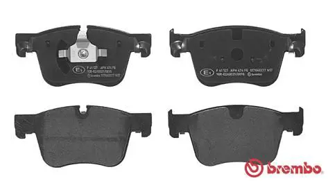 Тормозные колодки передние BREMBO P 61 127