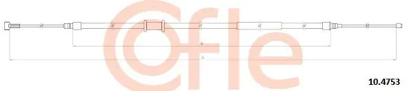 Трос стояночного тормоза COFLE 10.4753