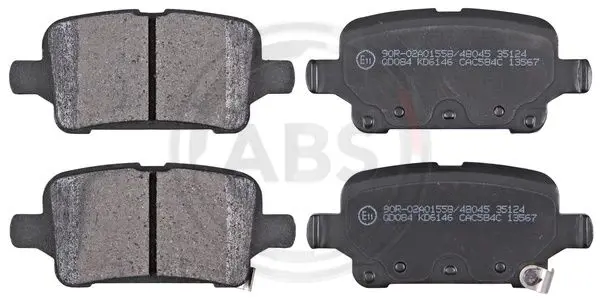 Тормозные колодки задние A.B.S. 35124