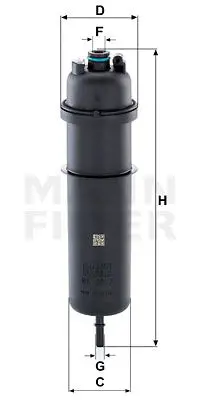 Топливный фильтр MANN-FILTER WK 5017
