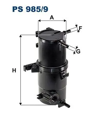 Топливный фильтр под датчик воды FILTRON PS 985/9