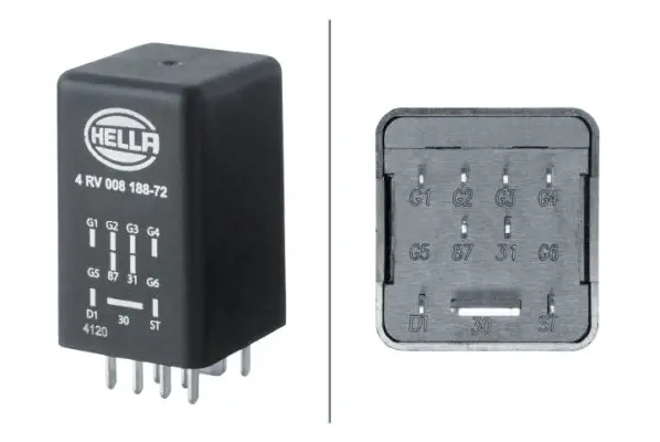 Блок управления свечами накала HELLA 4RV 008 188-721