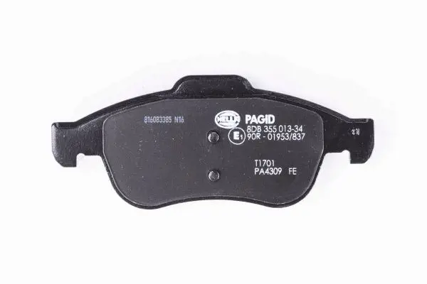 Тормозные колодки передние HELLA 8DB 355 013-341