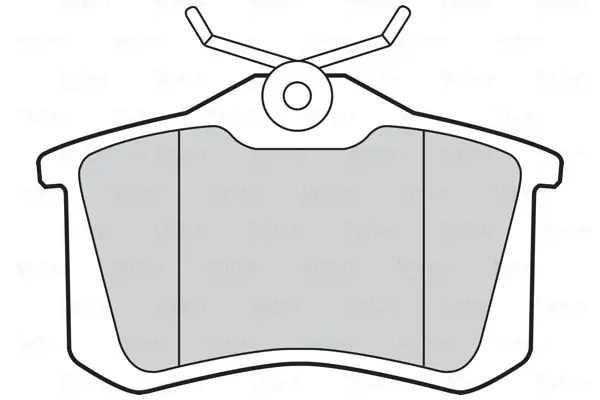 Тормозные колодки задние VALEO 301463