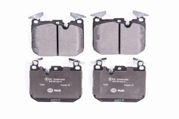 Тормозные колодки передние HELLA 8DB 355 023-141