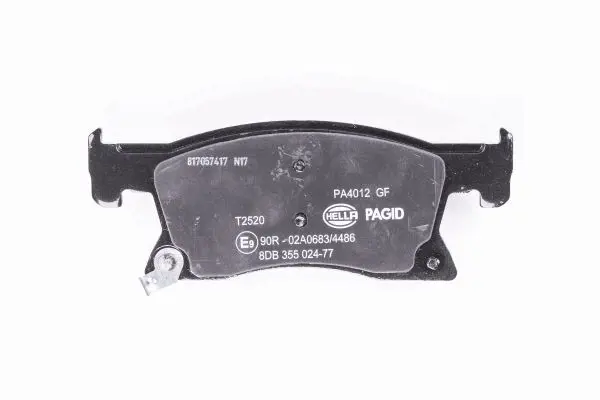 Тормозные колодки передние HELLA 8DB 355 024-771
