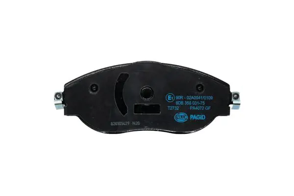Тормозные колодки передние HELLA 8DB 355 031-751