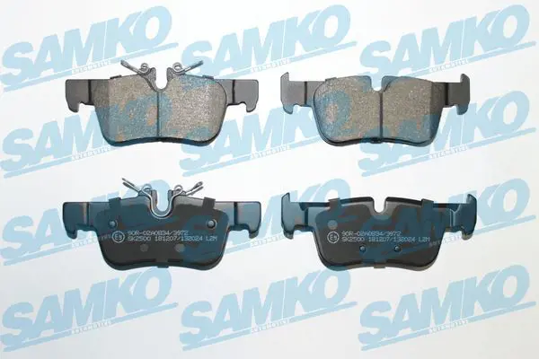 Тормозные колодки задние SAMKO 5SP2024