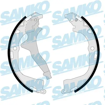 Тормозные колодки задние барабанные SAMKO 81134