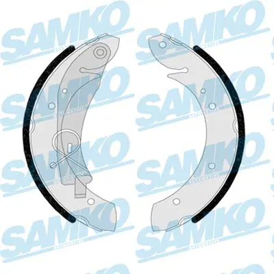 Тормозные колодки задние барабанные SAMKO 87420