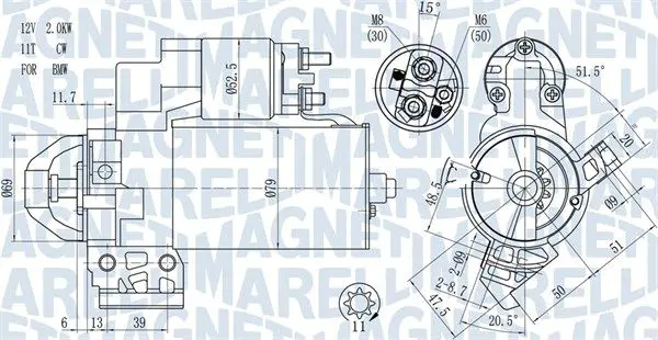 Стартер MAGNETI MARELLI 063721466010