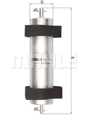 Топливный фильтр KNECHT KL 916