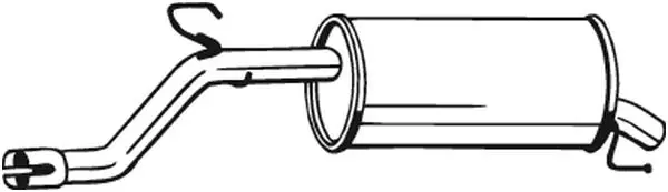 Глушитель задний BOSAL 185-189