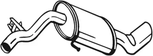 Глушитель задний BOSAL 247-037