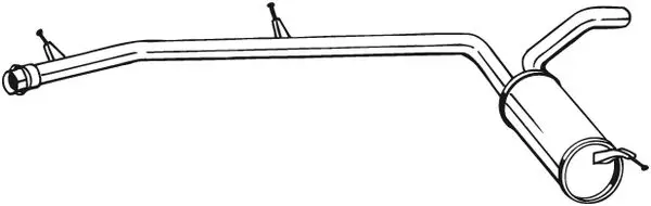 Глушитель средний BOSAL 282-859