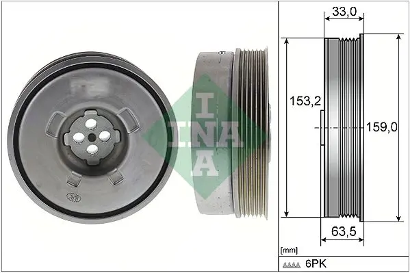 Шкив INA 544 0501 10