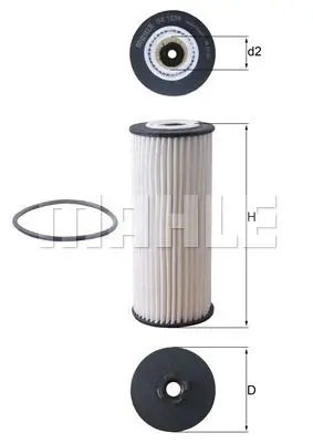 Масляный фильтр KNECHT OX 1236D