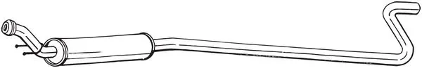 Глушитель средний BOSAL 285-469