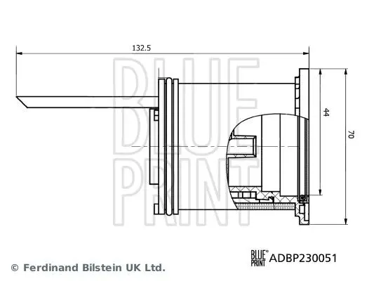 Топливный фильтр BLUE PRINT ADBP230051