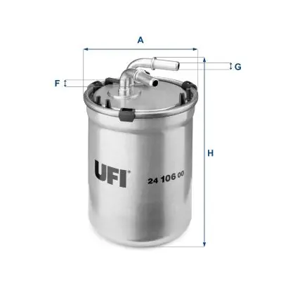 Топливный фильтр UFI 24.106.00