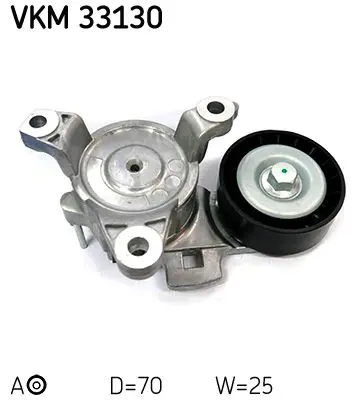 Ролик натяжителя поликлинового ремня SKF VKM 33130