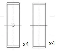 Вкладыш шатунный увеличенный на 0,25 mm FAI AutoParts BB2022-025