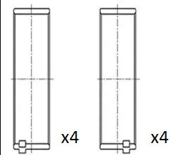 Вкладыш шатунный увеличенный на 0,25 mm FAI AutoParts BB2053-025