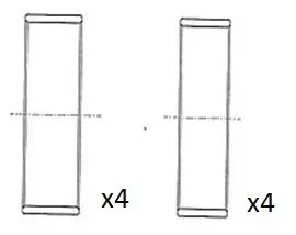 Вкладыш шатунный увеличенный на 0,25 mm FAI AutoParts BB2062-025