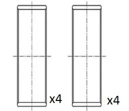 Вкладыш шатунный увеличенный на 0,25 mm FAI AutoParts BB2068-025
