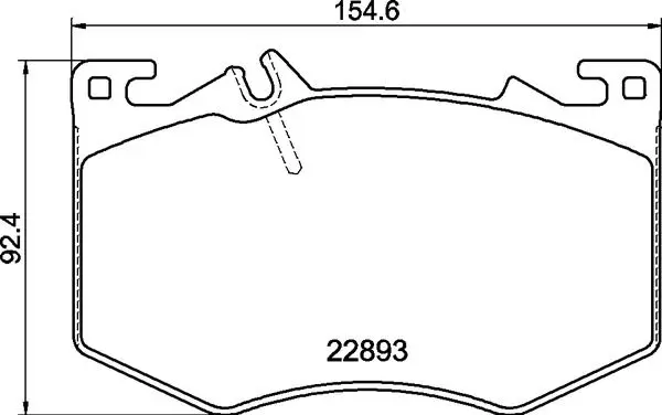 Тормозные колодки передние BREMBO P 50 166
