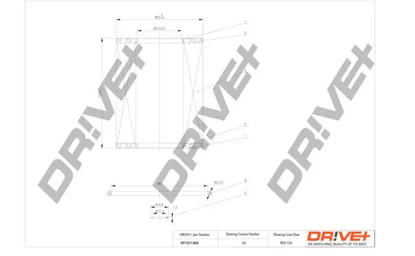 Масляный фильтр Dr!ve+ DP1110.11.0034