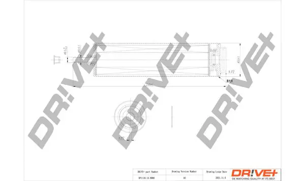 Топливный фильтр дизельный Dr!ve+ DP1110.13.0060