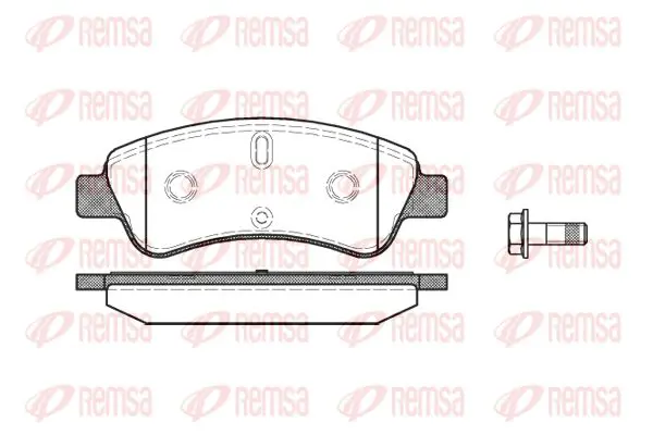 Тормозные колодки REMSA 0840.10
