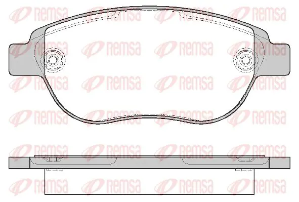 Тормозные колодки REMSA 0841.00