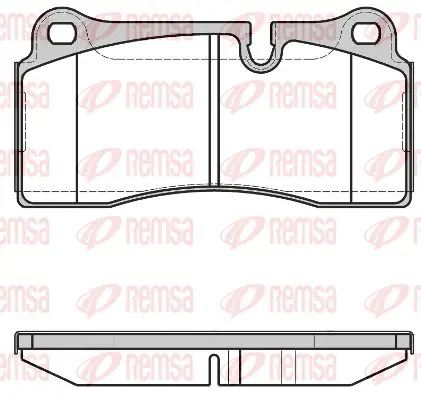 Тормозные колодки REMSA 0983.40