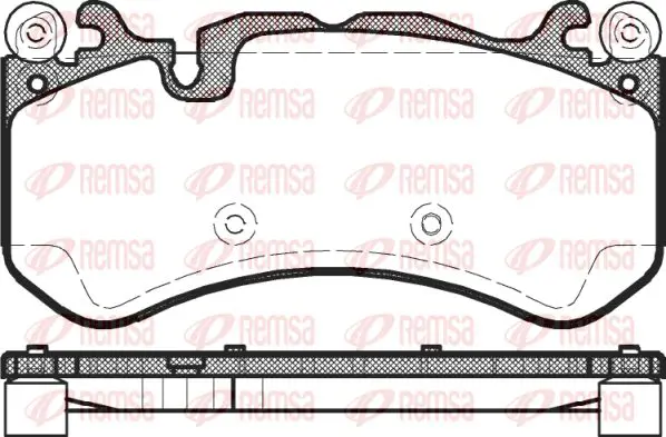 Тормозные колодки REMSA 1300.00