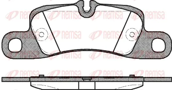 Тормозные колодки REMSA 1379.00