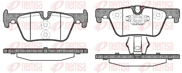 Тормозные колодки REMSA 1476.00