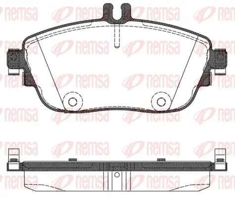 Тормозные колодки REMSA 1485.08
