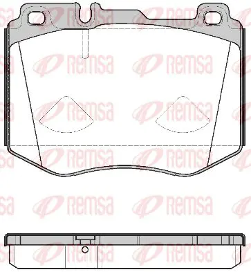 Тормозные колодки REMSA 1604.00