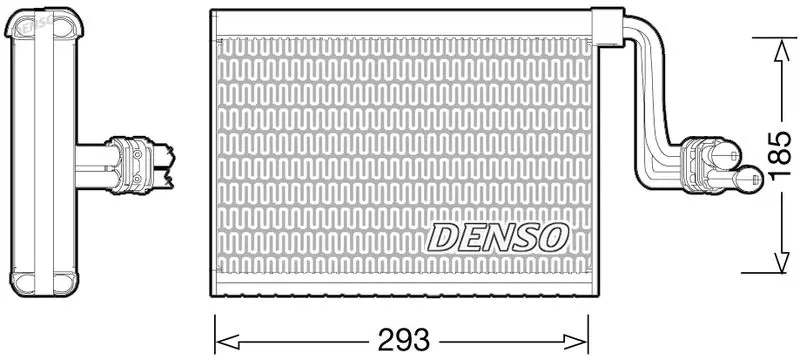 Испаритель кондиционера DENSO DEV05002
