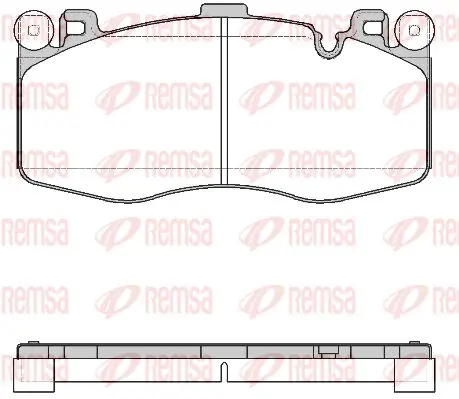 Тормозные колодки REMSA 1733.00