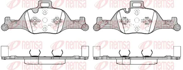Тормозные колодки REMSA 1740.00