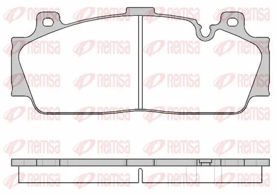 Тормозные колодки REMSA 1543.10