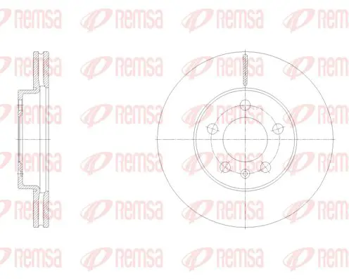 Тормозной диск REMSA 62119.10