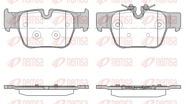 Тормозные колодки REMSA 1868.00