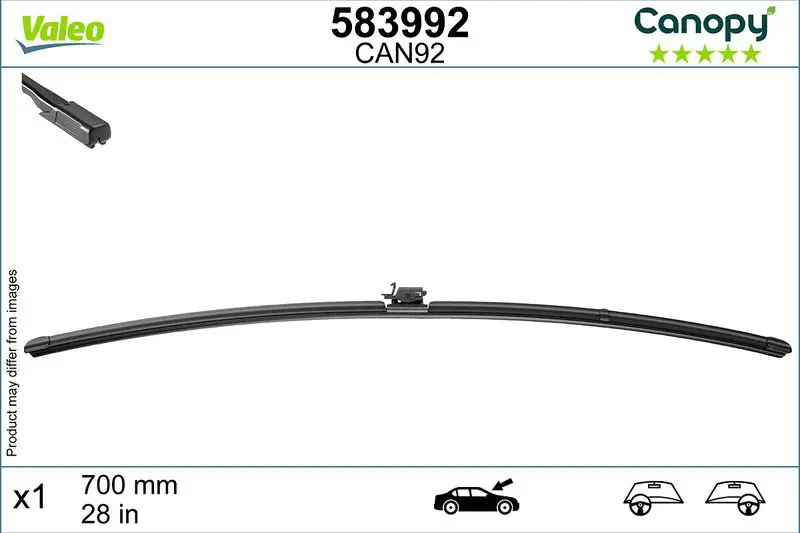 Щётка стеклоочистителя VALEO 583992