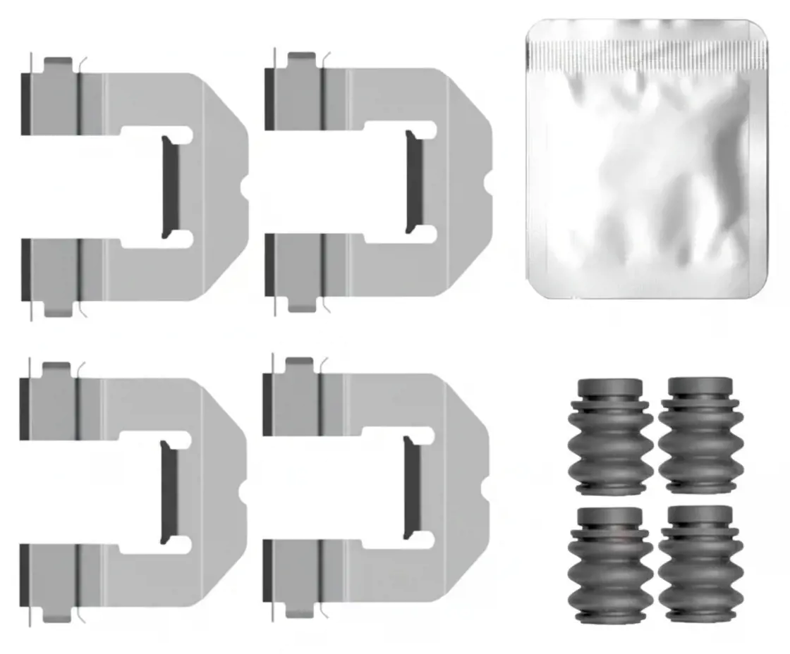 Монтажный комплект, тормозные колодки QUICK BRAKE 109-0162