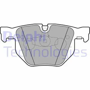 Тормозные колодки задние DELPHI LP2256
