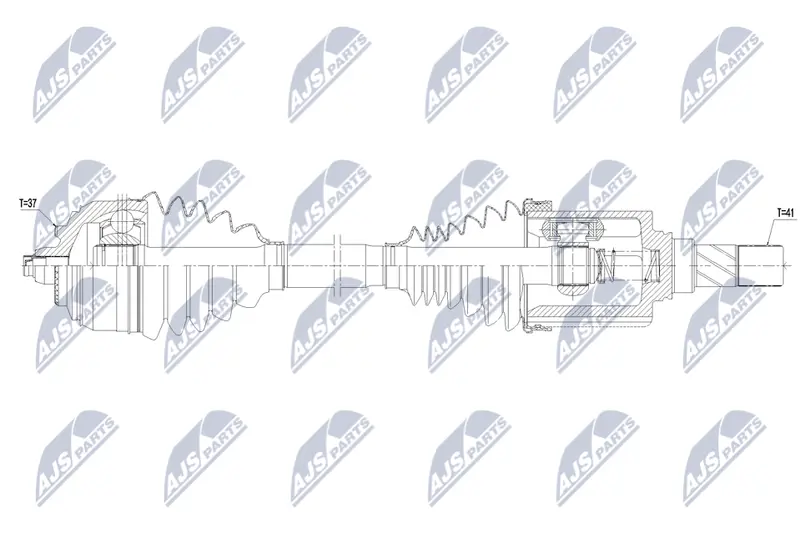 Приводной вал NTY NPW-ME-166
